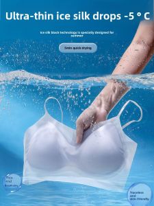 YUNASHA | No Trace Ultra Thin Cool Ice Silk Quick Dry Back Beauty Bra