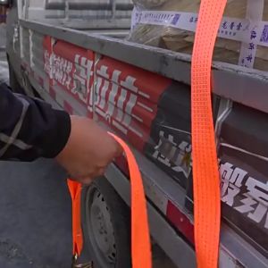 Ratchet Tie Down Straps Webbing High-strength Polyester Webbing Safety Cargo belt