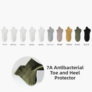 Miiow | Mens Cotton Socks Pure Cotton Breathable Anti-Odor Sweat Absorbent Mid-Calf No-Cuff Catman Brand Summer Essential Footwear