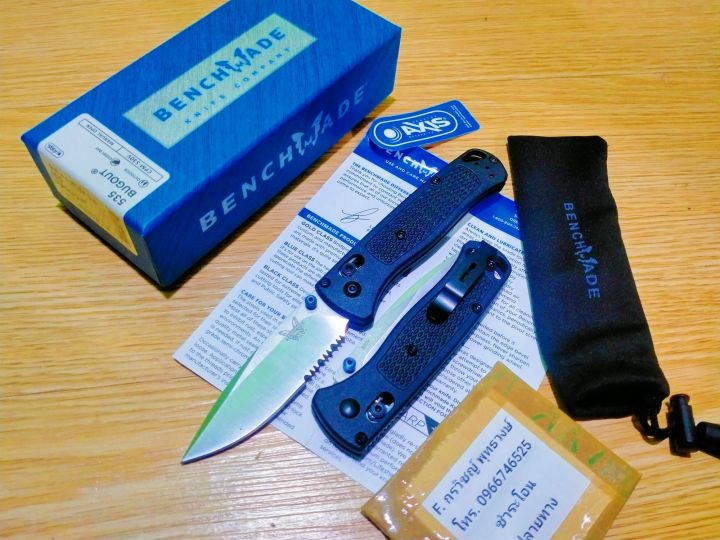 มีดพับแท้ MADE IN USA รุ่น BENCHMADE 535 BUGOUT | Lazada.co.th