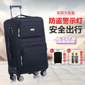 Large Oxford Cloth Luggage Bag with Universal Wheels for Travel Check-In Student Suitcase Password Lock High Capacity
