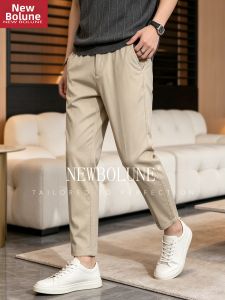 NEW BOLUNE | Summer Lightweight Slim Fit Chino Trousers