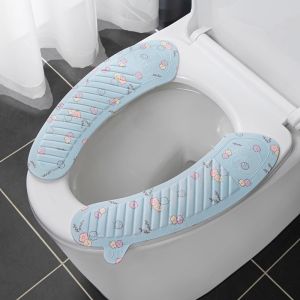 Waterproof Toilet Seat Cushion EVA No-Wash Universal Four Seasons Sticky Toilet Bowl Mat Home Use Fresh Style Japanese Design
