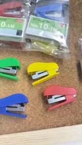 Mini Stapler Cute Student Stationery Function Stapler Portable Simple Colors Gifts Minimalist Office Supplies