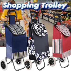 SG Seller  Foldable Market Trolley With Bag (1 Trolley With Bag)