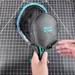 fishingfans | FISHINGFANS ORCA Lưới Đánh Cá Gấp Gọn Dung Tích Lớn Lưới Câu Vuông Di Động Có Keo Dán Cho Suối Phụ Kiện Câu Cá Có Thể Thu Gọn