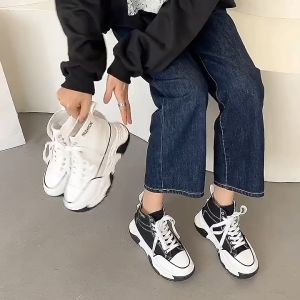 COD Sepatu Sneakers Wanita Premium Sepatu Kanvas Wanita YS 1110