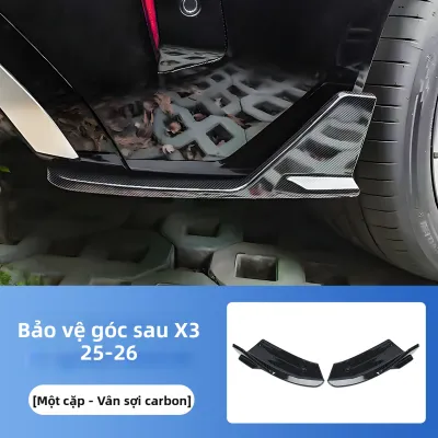Bộ Phụ Kiện Trang Trí Đuôi Xe Phiên Bản Đen