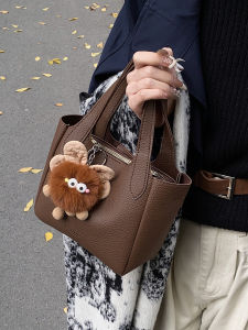 Túi Đeo Chéo Nữ Mùa Xuân Hè Mới Túi Đeo Vai Bằng Da PU Mềm Có Khóa Kéo Túi Đeo Vai Mềm Có Dây Đeo Bằng Vải Cotton Polyester