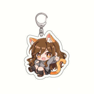 Bandai | Horimiya Acrylic Keychain Hori Kyoko Miyamura Izumi Anime Peripheral Cute School Backpack Pendant Creative Small Gift Fan