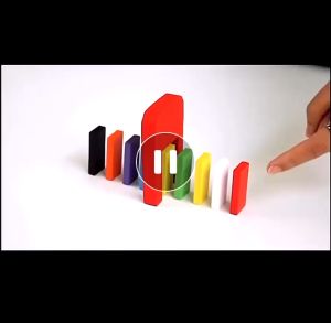 120 PCS Dominoes for Kids Wooden Building Blocks Bulk Dominoes Set Racing Tiles Family Game Kid Gift