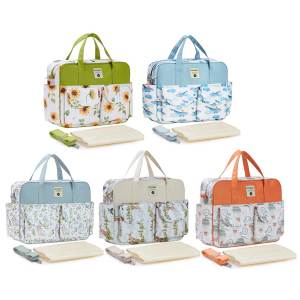 Mang thai Crossbody Pouch đa năng xe đẩy túi đựng tã Dung tích lớn Chống Thấm Nước Dã Ngoại thời trang túi du lịch