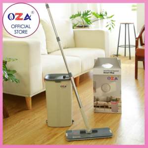 Cây lau nhà 2 ngăn tự vắt chất lượng cao OZA - 2 bông lau - OZA108