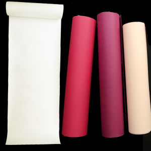 Wedding Celebration Paper Art Cards Decorative Red And White Long Strip Hard Card Paper Fan Material for Greeting Arrangement