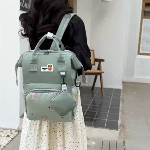 TAS BAYI 6040 - Tas Ransel Bayi 2in1 “Bear Mamypoko First” Diaper Bags Tas Perlengkapan Bayi Travelling Bayi - C1