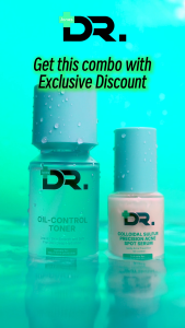 Dr. Jones ClearStrike Duo breakouts gentle acne sensitive oily skin Anti-Acne Oil-Control Pore Minimizing Sulfur Zinc