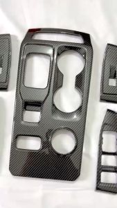 Ốp Nội Thất Vân Carbon Xe Ford Everest - Ranger 2023 Đủ Cho Bản 2 Và 1 Cầu Mẫu Vân Carbon Cao Cấp