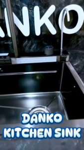 Danko Kitchen Sink Wastafel Dapur Stainless Steel Anti Karat Exclusive - DA-7546-5P (B)