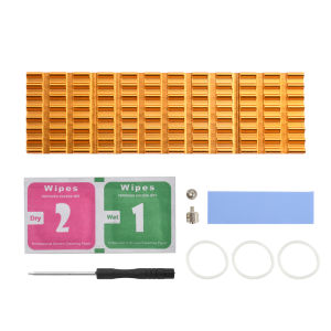 M. 2 Solid State Drive Heat Sink Cooling Heat Sink 3/6MM Thick slotted Aluminum Heat Sink for M.2 Solid State Drive
