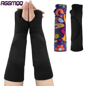 1Pair Youth Volleyball Arm Sleeves- Soft Forearm Guards with Thumb Hole for Kids - Breathable Compression Sleeves for Training