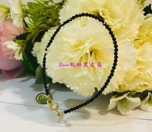 ธรรมชาติ Ultra-Fine สีแดงสีเขียวสีดําเคล็ดลับสร้อยข้อมือคริสตัลนําเข้า 14 K Gold สีฟ้าหินทรายสีเขียวแฟชั่นเครื่องประดับอุปกรณ์เสริม