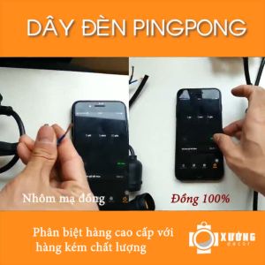 Bộ dây đèn thả ngoài trời 10 mét 20 bóng đèn LED 3w -AS Vàng hoặc trắng trang trí quán cafe trà chanh trà sữa Trang trí nhà cửa sân vườn ban công