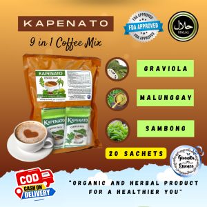 KAPENATO 9 in 1 Coffee Mix 20 sachets/pack