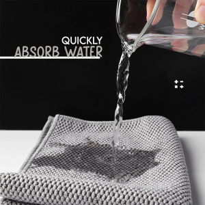 Locaupin 3pcs Towel Rag Multipurpose Cleaning Table Counter Quick Dry Washing Dishes Absorbent Kitchen Cloth