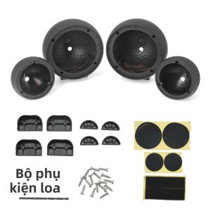 2 Hộp Loa Ô Tô Tầm Trung Cao Cấp Khung Đỡ Ba Dải Tần Không Đúc Giá Đỡ Loa Cột A Vỏ Bảo Vệ Giá Đỡ Thiết Bị Âm Thanh