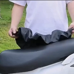 EVC.PH Seat Cover Waterproof Breathable Leather Cushion Cover Protector Sunscreen for Motorcycle Ebike