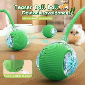 Interactive Cat Ball Toy: Automatic Rolling Ball for Indoor Cats - Rechargeable Electric Smart Cat Toy