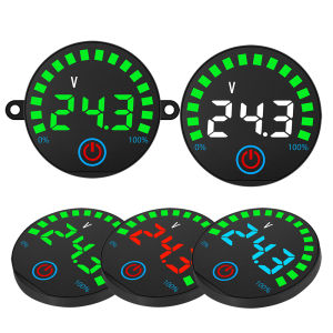 VOKTTA | LED Battery Indicator Voltage Meter Power Charge Indicator Acid/Lithium Battery Charge Indicator Module Electrician Tool