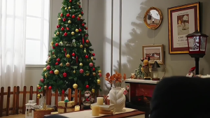 Foldable Christmas tree 1300 branches with decorations Metal stand 120cm-210cm Simulated Interior Christmas decoration