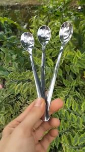 Muỗng Cà Phê Cán Dài 18.5cm inox Dày cao cấp Anphacook - Thìa Muỗng Sinh Tố Cán Dài inox cao cấp MDCT