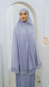 Telekung Khadijah Lace By Khadijah Exclusive with (Free Box + Wishcard)