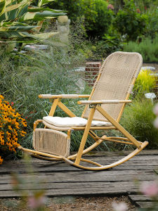 MeiQi | Folding Sleeping & Seating Rattan Chair
