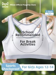 MiiOW | Development Stage Youth Bra For Shock Absorption Sports Pure Cotton
