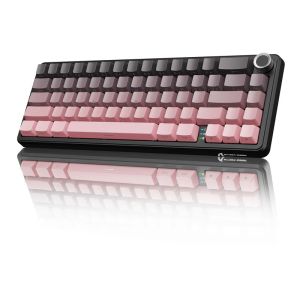 ATTACK SHARK | Attack Shark X66 RGB Wireless Mechanical Keyboard Hot-swappable Metal Knobs Gaming Keyboard For FPS Win Ma