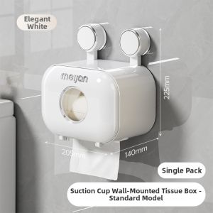 MEIJIAN | Waterproof Drill-Free Wall-Mounted Toilet Paper Holder