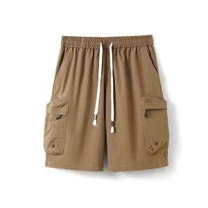 Quick Dry Casual Workwear Shorts for Men Summer Style Straight Leg Five-Quarter Length Fashionable And Stylish Youthful Energy