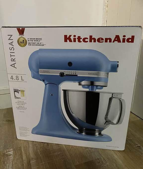 KitchenAid 4.8L Artisan Stand Mixer 5KSM175PS Velvet Blue New Lazada PH