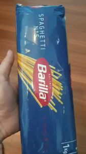 Mỳ Barilla sợi hình ống các cỡ số 5 Spaghetti túi nilon 1 kg nhập khẩu Italia