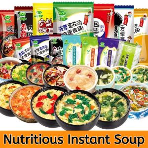 Instant Vegetable Soup Seaweed Fresh Vegetable Flavor Home Use Convenient Fast Food Beverage Small Package Ready To Eat Soup