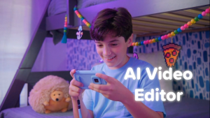 myFirst Camera 50 | Kids Digital Camera with AI Video Curation WiFi Connectivity myFirst Circle Social App 20MP Front & Selfie Dual Lens Selfie Camera with Light 1080P HD Video 16GB Storage Christmas & Birthday Gift for Boys Girls in Singapore