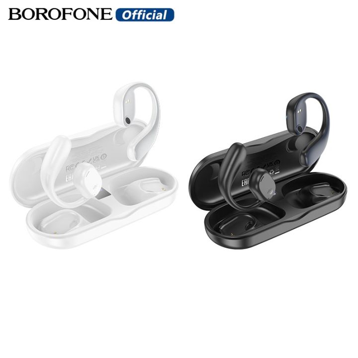 【Use Time10 Hours 】BOROFONE BW41 TWS Air Conduction Wireless Bluetooth  Headphones Not Into The Ear Hanging Wearing Earphone With Microphone Touch 