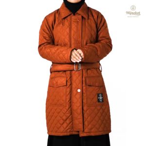 Hijacket Agnezia Original Teracotta Jaket Hijab Muslimah Jaket Parasut Wanita Panjang Untuk Hijaber