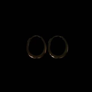 Huitan Versatile Gold Color Hoop Earrings Female Daily Party Jewelry Matel Style Simple Design Accessories for Women Wholesale