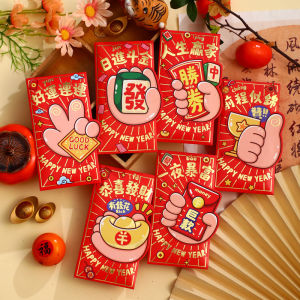 Creative Horse Year 2026 Red Envelope Bag Short Style New Year Lucky Money Envelope Card Festive Chinese Cartoon Design