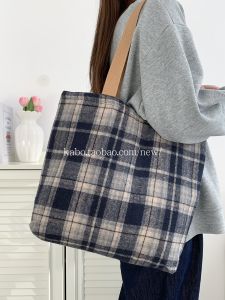 Túi Xách Đeo Vai Vải Len Dung Tích Lớn 2025 Phong Cách Mới Hàn Quốc INS Thời Trang Hàng Ngày Đi Làm Đa Năng Túi Xách Đeo Vai Đơn