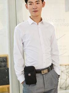 Ultra-Thin 6.8 Inch Mens Knife Phone Bag Belt-Wearable Sports Running Waist Bag Small Pouch Youth Zipper Closure Oxford Cloth